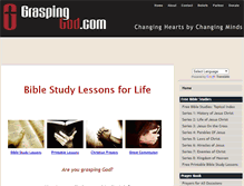 Tablet Screenshot of graspinggod.com